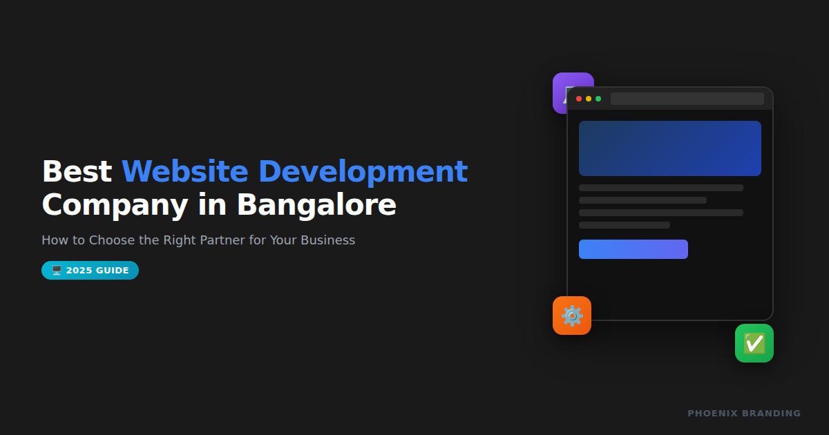 Best Website Development Company in Bangalore: How to Choose the Right Partner (2026 Guide)